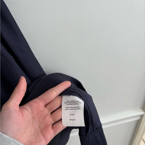 Gal Meets Glam Anastasia Navy Puff Sleeve Dress - Picture 6 of 7